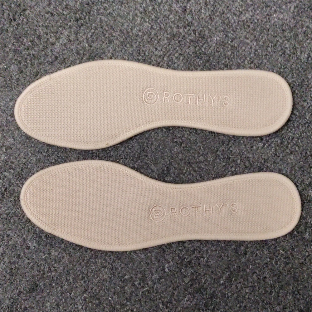Rothys Ecru Round Toe Ballet Flats - Picture 10 of 13